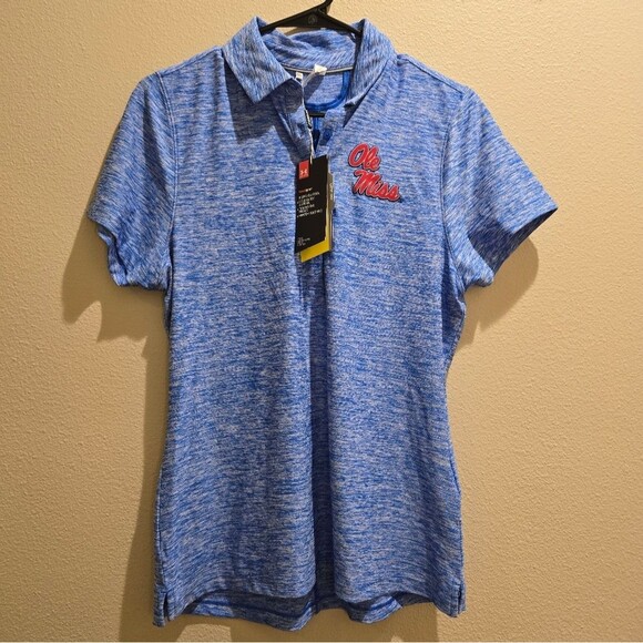 Under Armour Tops - Ole Miss Rebels Under Armour Polo NWT Sz Medium